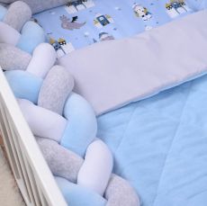 Дитячий постільний комплект Baby Veres Velour Brave (5 одиниць), бавовна-велюр